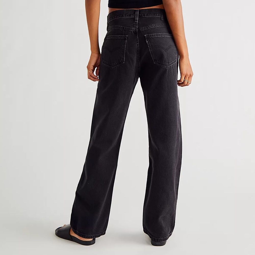 New Levi’s premium black loose straight jeans - Picture 4 of 9
